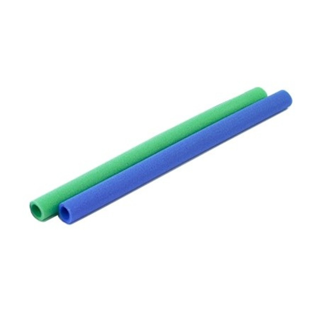 Hudora 2 Schaumstoffrohre  25 mm (blau/grün, ⌀4.5cm × 100.0cm, 21.0g, 2 Stk.)
