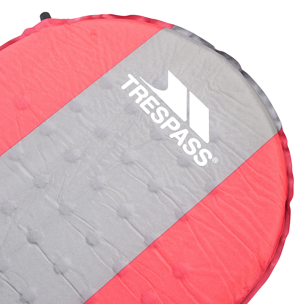 Trespass NIGHT HIVE - Self-Inflating Camping Mat (red, 185cm × 55cm × 3cm, 0.939kg)
