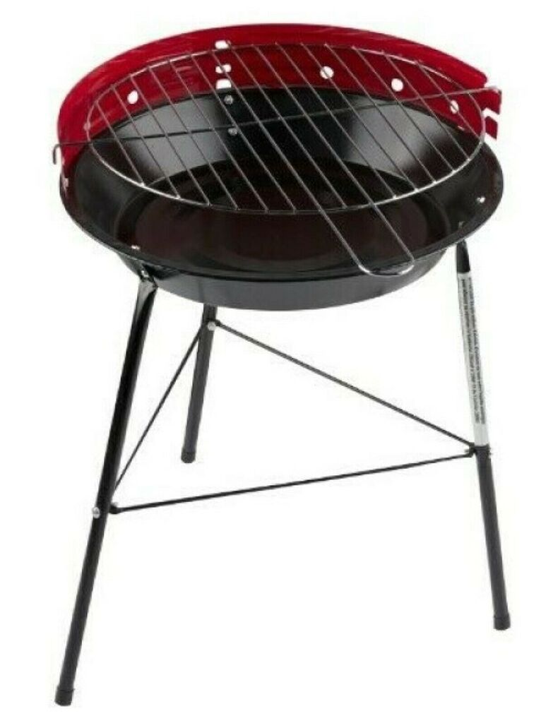 BBQ Collection Barbecue Grill (black/blue/red/green, ⌀33cm × 43cm × 43cm, 1.25kg, assorted)