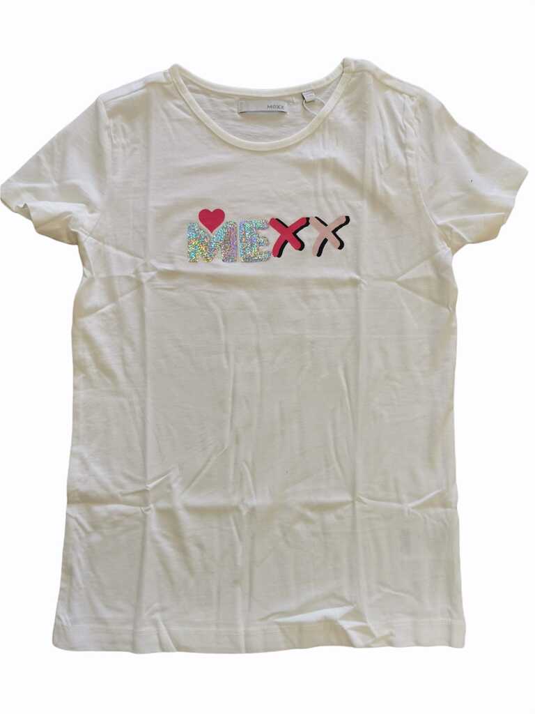Maglietta MEXX da bambina (bianca, 146-152, 1 pz.)
